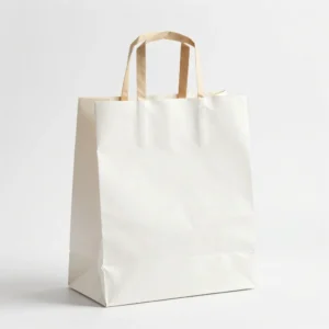 Bleached White Kraft Carrier Bag